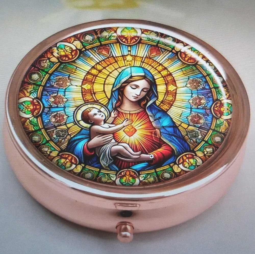 Elegant Pill, or Jewelry Box, Made in Europe